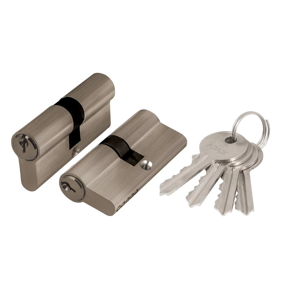 Фото Цилиндровый механизм (AX100/60) AX1000Key60 (25+10+25)/HD AB бронза 4Key