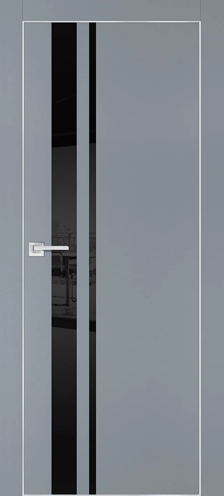 Фото Межкомнатная дверь PX-16  AL кромка с 4-х ст. Серый матовый