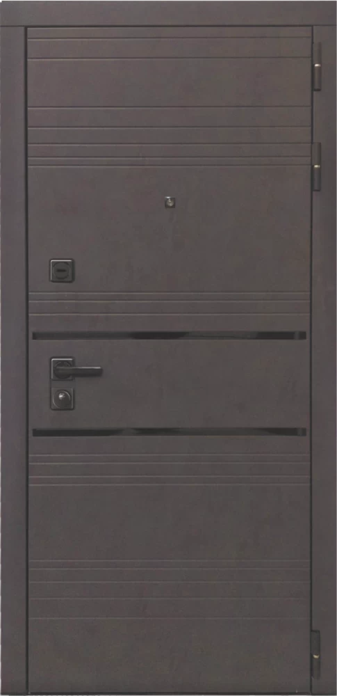 Входная дверь ДвериПРО L-43 Фараон-2 (16мм, светлый мореный дуб) DPRO196035 внешняя сторона