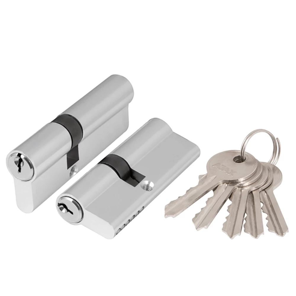 Фото Цилиндровый механизм (AX100/80) AX1000Key80 (35+10+35) CP хром