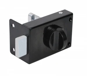 Замок накладной цилиндровый ЗН1 черный