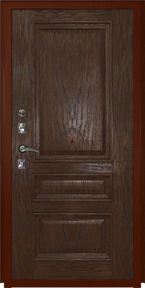 Входная дверь ДвериПРО Авеста Фараон-2 (16мм, мореный дуб) DPRO195854 внутренняя сторона
